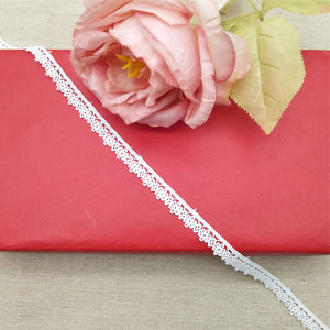 Modern 100% Cotton Textiles for Home Milk Silk Embroidered Lace Trim Stylish Sustainable Embroidery Garments Hats <b>Shoes</b> Bags - Product Image 1