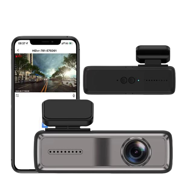 Relee Hidden 4K DVR WiFi Remote Car Black Box Auto Recording Camera GPS Dual Dash Cam Front Rear 1080p Night Vision 160 Wide