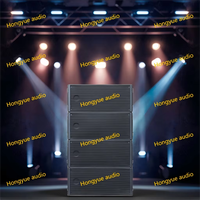 HDL210 Line Array speaker pasif 10 inci, Speaker kabinet 2 arah sistem Audio suara untuk acara luar ruangan