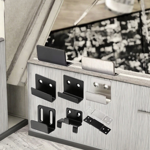 Hình Chữ U Thép Không Gỉ Gương Hỗ Trợ Hiển Thị Khóa Góc Treo Gạch Bracket Với Tường Sửa Chữa Clip Cho Trang Trí Nội Thất - Product Image 3