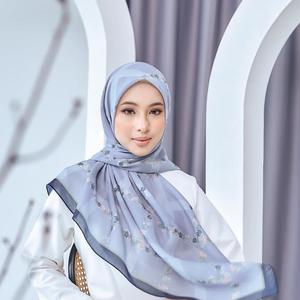 Pañuelo de gasa de algodón para mujer, Túnica Hijab para mujer, estilo musulmán, velo cuadrado de oración, bufanda Hijab - Product Image 3