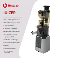Presse-agrumes polyvalent à froid, extracteur de jus d'agrumes pour jus de fruits et légumes frais, adapté à la maison et aux cafés