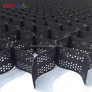 Açık park yol finişer erozyon kontrolü istinat duvar HDPE Geocell çim koruma toprak stabilizasyonu çevre dostu WDF - Product Image 4