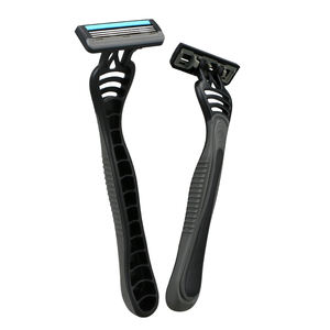 Maquinilla de Afeitar Desechable de Triple Hoja Curva, Hoja de Acero Inoxidable, Cabezal Pivotante con Tira Lubricante, Fácil de Enjuagar - Product Image 2