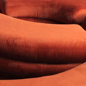 دائري الحديثة اللوبي جولة شكل أريكة قطيفة الأريكة دائرة شكل الأريكة أريكة بهو المعاصرة نصف جولة أريكة الاقسام - Product Image 5