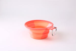 Vendita calda più economica all'ingrosso Pet acqua pieghevole in Silicone cane e gatto forma rotonda lentamente pieghevole ciotola - Product Image 5