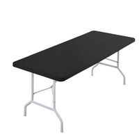 4ft 6ft vente en gros nappes d'extérieur Table rectangulaire ajustée extensible pour la maison hôtel décoration de mariage couverture de Table