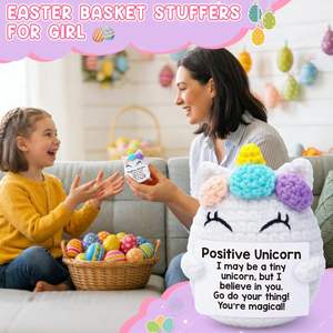Artículos Tejidos con Temática de Unicornio para Regalo para Adolescentes y Mujeres - Regalos de Cumpleaños, Graduación y para Amigas - Product Image 2