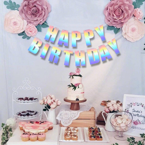 <span class=keywords><strong>Happy</strong></span> Birthday Handmade Paper Flags Bunting Banner for Kids Birthday Party Baby Shower Layout Decoration Bnaner Garland Supplies - Product Image 6