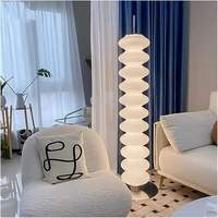 Lampe sur pied LED de luxe nordique, grande base, style minimaliste moderne, design de designer, pour chambre à coucher, salon, décoration lumineuse