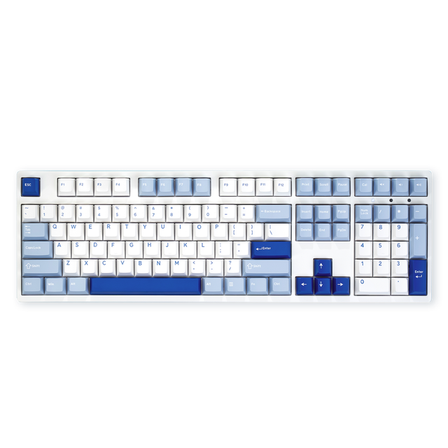 AKKO Glacier 3108RF Full Size OEM Mechanical Keyboard RGB Backlit Cherry Profile Gaming Wireless and Wired Dual Mode