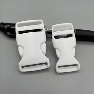Personnalisation disponible en différentes tailles, sangle de ceinture en plastique blanc blanchi, sangle de réglage avec boucle - Product Image 4