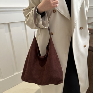 Bolso Bandolera Negro para Mujer, Estilo Casual, con Dos Asas, Forro de Lona, Color Sólido, Detalles de Perlas - Product Image 5