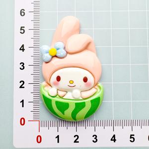 Breloques en résine de dessin animé de fruits et de crème glacée, pour la création de bijoux DIY, coques de téléphone faites à la main, 3-6 cm, peintes à la main, tendance - Product Image 6