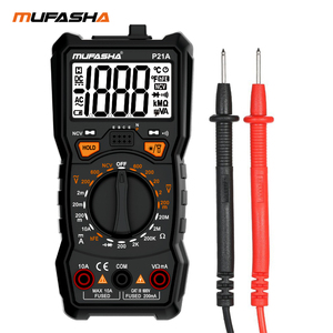Multimètre numérique DC AC 2000 points Voltmètre Ohm Volt Amp Meter Tester Mesure Résistance Diode NCV Live Wire <span class=keywords><strong>Test</strong></span> - Product Image 1