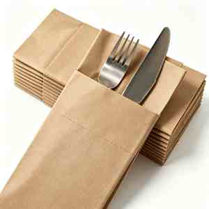 Airlaid <b>Napkins</b> Custom Logo Dinner Tissue <b>Paper</b> Hot Sale Upack 2 Ply Bag Style Disposable Restaurant <b>Napkins</b> - Product Image 3