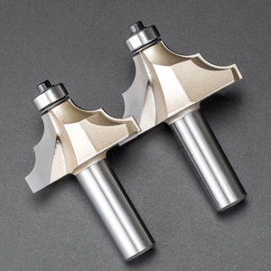 HUHAO kenar kalıplama yönlendirici Bit rulman çift R hattı ile freze kesicisi düzeltici temizleme gömme Trim ağaç İşleme araçları - Product Image 3