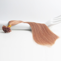 Grosir murah 12a ditarik ganda terbaik Italia Keratin kuku mikro ujung ikatan U 100 Remy Eropa Virgin ekstensi rambut manusia