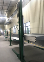 Élévateur de stationnement automatique à 2 poteaux pour voitures, avec moteur et chaîne, empileur mécanique pour un stockage fiable en garage