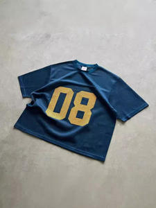 <span class=keywords><strong>T</strong></span>-Shirt in Cotone Oversize Pesante per Uomo Tennis e Badminton Unisex Camiseta Basic <span class=keywords><strong>con</strong></span> Logo Personalizzato Fabbrica - Product Image 3