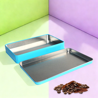 Petite boîte en métal rectangulaire personnalisée avec couvercles, mini boîte vide pour bonbons, étui portable pour savon, menthe, biscuits