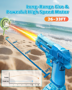 <span class=keywords><strong>Pistolet</strong></span> à <span class=keywords><strong>eau</strong></span> automatique pour enfants et adultes avec lumières LED, tir continu <span class=keywords><strong>puissant</strong></span>, jouet d'extérieur, <span class=keywords><strong>pistolet</strong></span> à <span class=keywords><strong>eau</strong></span> électrique - Product Image 3