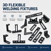 Kit de fixation pour soudage industriel, gabarits de table de travail 3D flexibles pour un positionnement précis des pièces