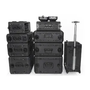 2U 4U 6U 8U 10U HDPE Rack Flight Case / Plastic Rack Mount Case / Amp cases For Stage Equipment