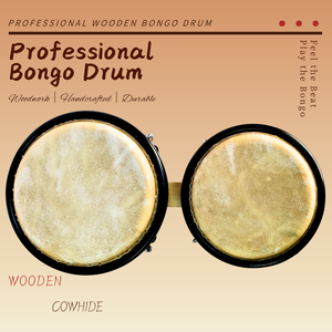 Professionelle <span class=keywords><strong>Bongo</strong></span>-Trommel 7 Zoll + 9 Zoll - Product Image 2