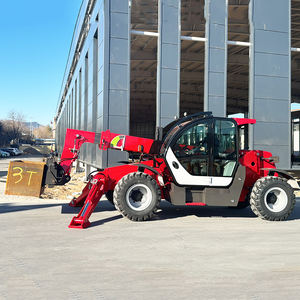 Chine Ventes d'usine Nouveau chariot télescopique 4WD 3 tonnes 4 tonnes 5 tonnes Chariot élévateur télescopique certifié CE Chargeur sur pneus - Product Image 4
