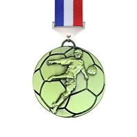 Médailles de football LY en alliage de zinc moulé sous pression, médailles de sport 3D personnalisées, fabrication en usine, approvisionnement direct, vente en gros à bas prix