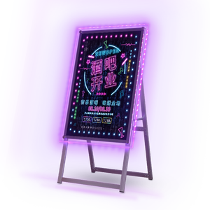 Dễ dàng cài đặt trong nhà-ngoài trời dẫn hộp Đèn khung từ đầy màu sắc nhôm khung Poster đứng Tầng-đứng hộp đèn - Product Image 5