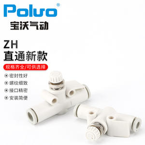 Generadores de Vacío Serie ZH al por Mayor con Nuevo Acoplamiento Rápido de Paso Directo, Tipo de Rosca Interna, Silenciador de Escape Directo - Product Image 5