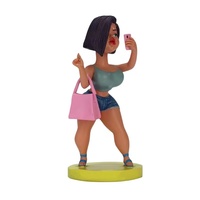 Figurine d'action personnalisée pour femme, figurine d'action, Bobblehead Q Version dessin animé, jouets à collectionner, figurine d'action en résine Bobblehead