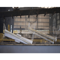 Ligne de coulée industrielle de galvanisation à chaud équipement de galvanisation de composants en acier système de galvanisation anti-corrosion