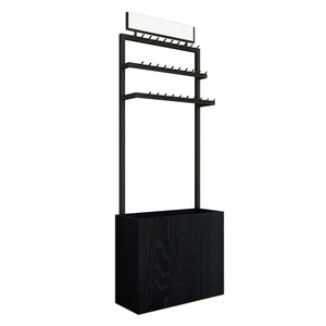 Support de rangement pour ceintures <span class=keywords><strong>en</strong></span> <span class=keywords><strong>cuir</strong></span> noir, blanc et or, étagère <span class=keywords><strong>en</strong></span> métal, crochet <span class=keywords><strong>en</strong></span> fer, support de présentation de ceintures suspendu - Product Image 5