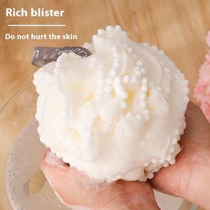 Di alta qualità grande palla da bagno in plastica con ricca schiuma carino Scrub fiore per bagno Premium wc forniture - Product Image 3