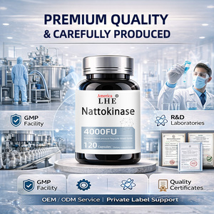 Suplemento de Nattokinasa Personalizado para el Apoyo Cardiovascular y Circulatorio para Hombres y Mujeres, Cápsulas de Nattokinasa para el Cuidado de la Salud - Product Image 3