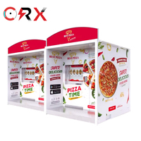 Distributeurs automatiques de restauration rapide, distributeurs de pizzas, kiosque extérieur à code QR, distributeur automatique de pizzas, directement de l'usine