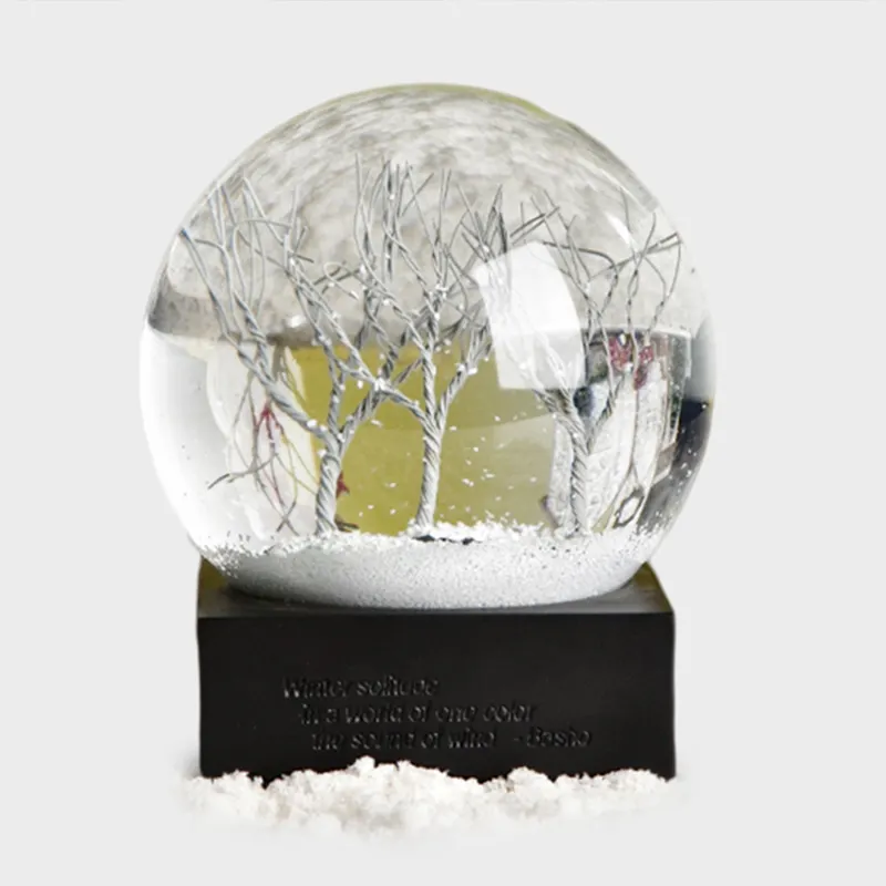 Оптовая продажа, сувенир из смолы, стеклянный шар для воды, принимаем Индивидуальные функции, полимерный снежный шар
