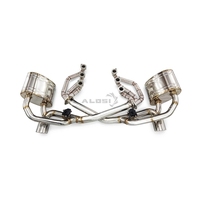 Header Manifold Knalpot + Sistem Knalpot Lengkap Catback untuk Porsche 911 997.2 3.6 3.8 2004-2012 SS304 Knalpot Performa Tinggi 1:1 OEM Fitment