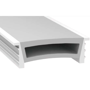 SDW-4015 Tube néon <span class=keywords><strong>LED</strong></span> encastrable 40*15mm Blanc, avec canal diffuseur en silicone souple <span class=keywords><strong>pour</strong></span> <span class=keywords><strong>ruban</strong></span> flexible - Product Image 1