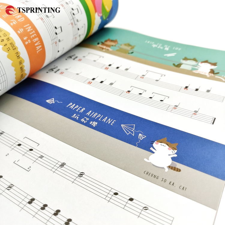 Free Samples Recyclable Music Book for