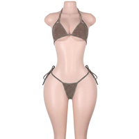 Vêtements de danse exotique en gros, ensembles de strings brillants, bikinis de qualité, combinaisons pour performance de DJ en boîte de nuit, tenues de scène et de rave pour adultes