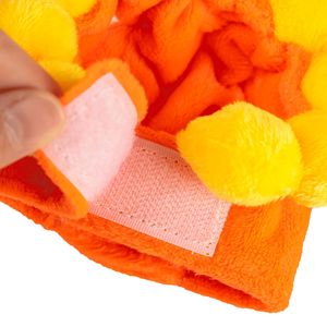 Chapeau mignon en forme de tournesol pour chats et chiens, sweat à capuche réglable en coton, accessoire portable pour toutes les saisons - Product Image 4