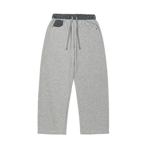 Pantaloni Sportivi da Uomo Taglie Forti, in Tessuto Terry, Tinta Unita, Cotone Elasticizzato Traspirante, con Ampio Cordoncino e Vita Elastica, 8XL-10XL - Product Image 2
