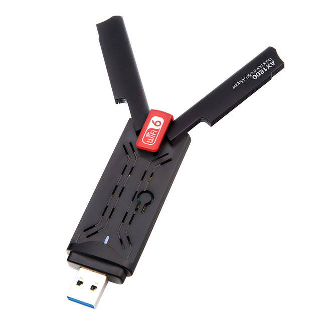 Dual Band Wireless USB Adapter 1800mbps Usb 3.0 Wifi 6 Dongle MTK7921AU 802.11ax Wireless Network Adapter