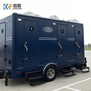 Toilettes mobiles standard australiennes <span class=keywords><strong>à</strong></span> 2 cabines, remorque sanitaire portable pour usage extérieur - Product Image 3