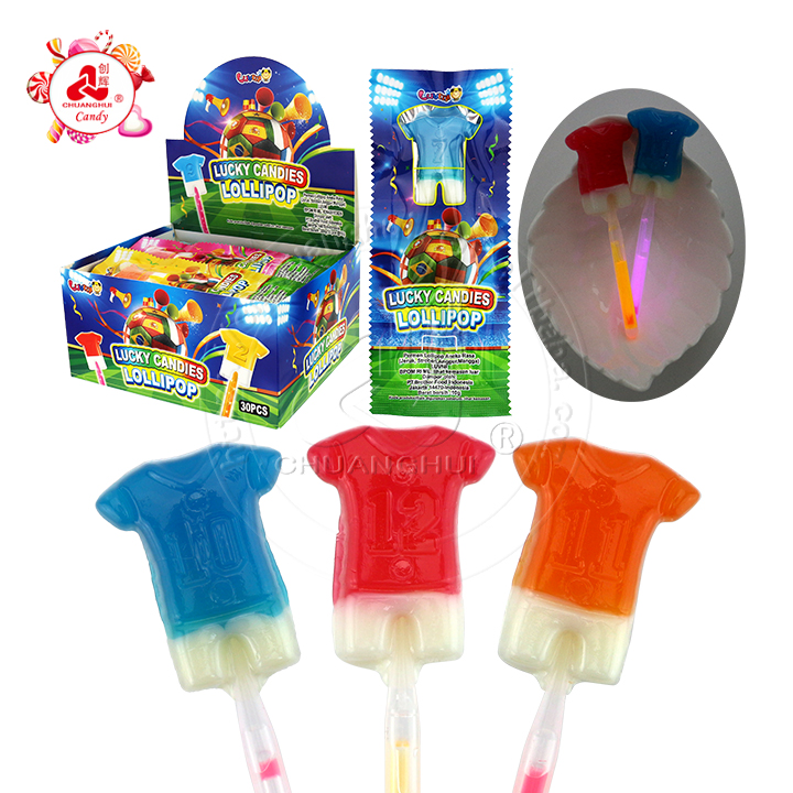 Football T-shirt lollipop