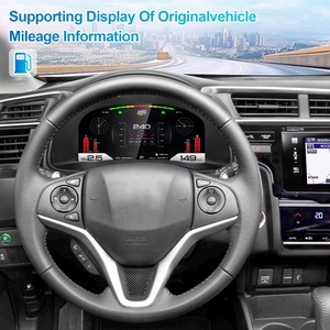 Navihua LCD Digital Cluster <b>for</b> Honda Fit 2014-2020 <b>Car</b> Digital Cluster Odometer Virtual Cockpit Instrument Auto <b>Speedometer</b> - Product Image 5